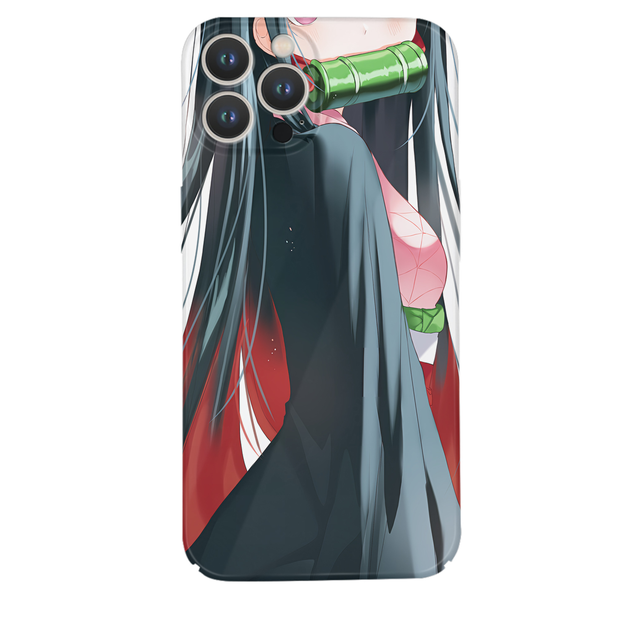 （画像用） 鬼滅の刃（きめつのやいば）竈門 禰󠄀豆子／かまど ねずこ Kamado Nezuko 【iPhone 14シリーズ対応】ハードケース